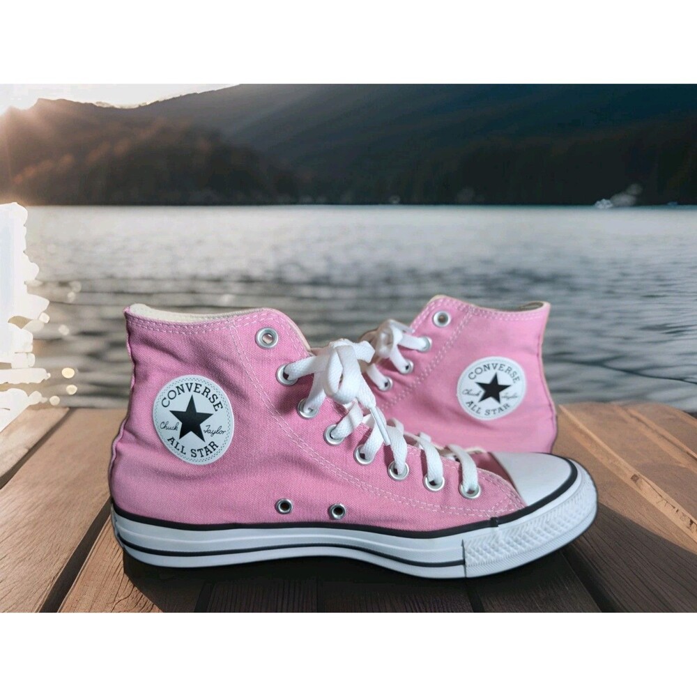 CONVERSE CHUCK TAYLOR ALL STAR PINK HIGH TOP CANVAS WOMENS 9/ MENS 7 GUC